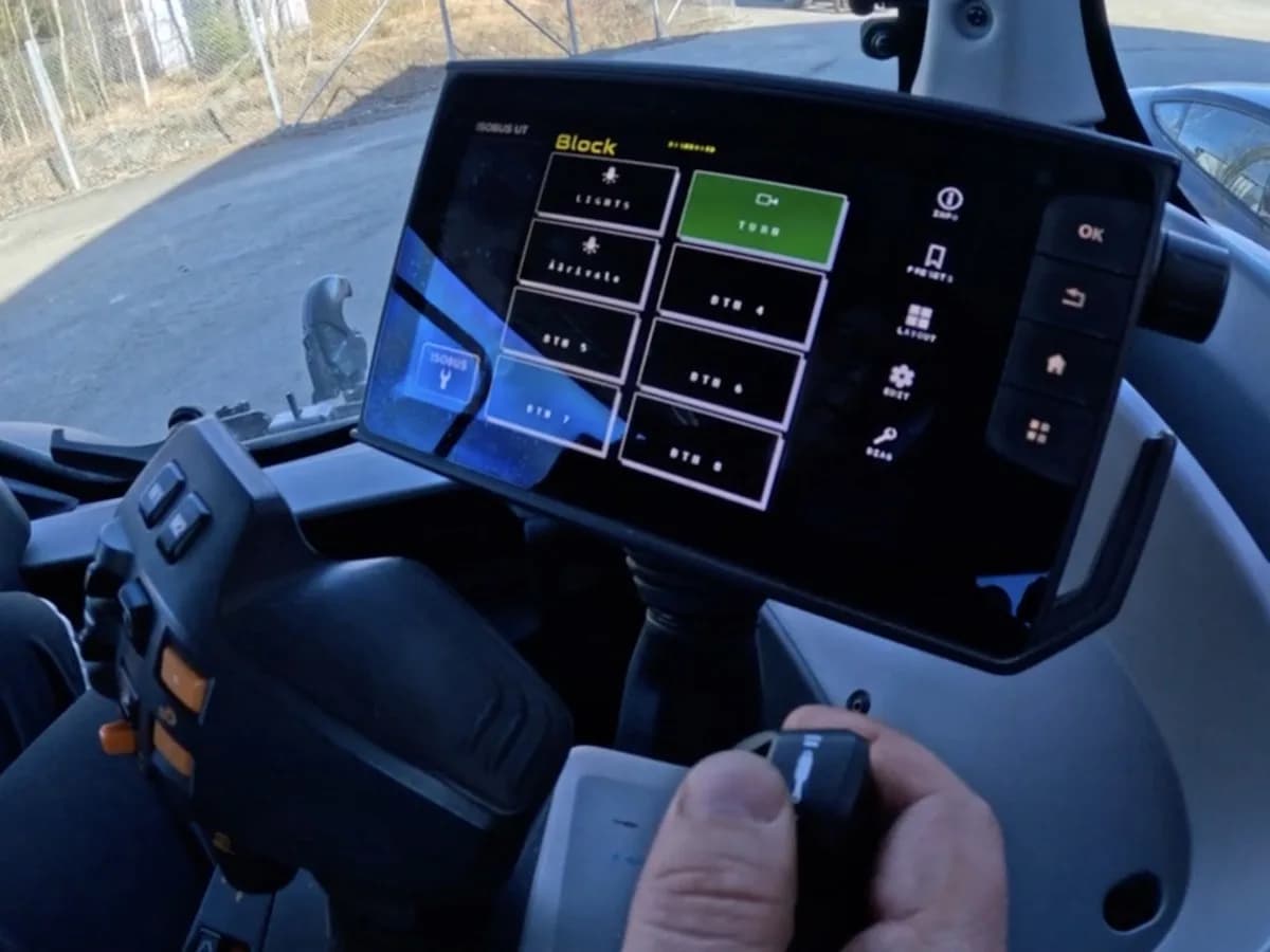 Interfaz de ISOBUS Block en un terminal virtual Valtra